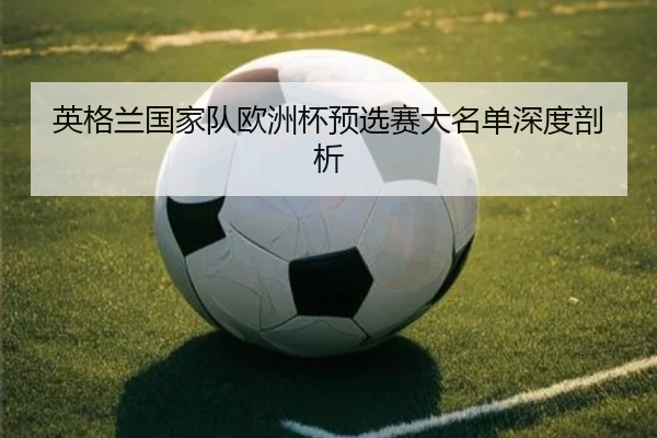 英格兰国家队欧洲杯预选赛大名单深度剖析